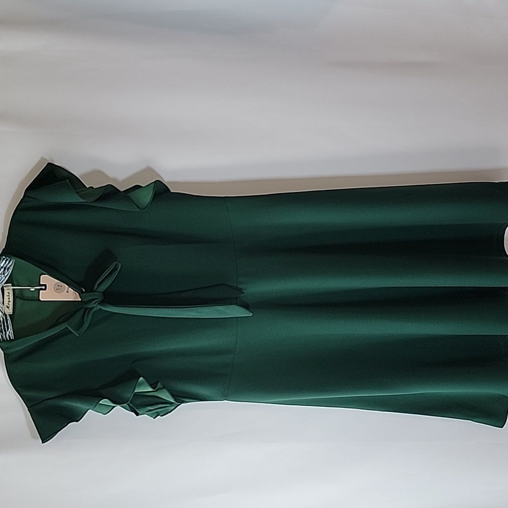 MOYABO | Green Tie Neck Dress